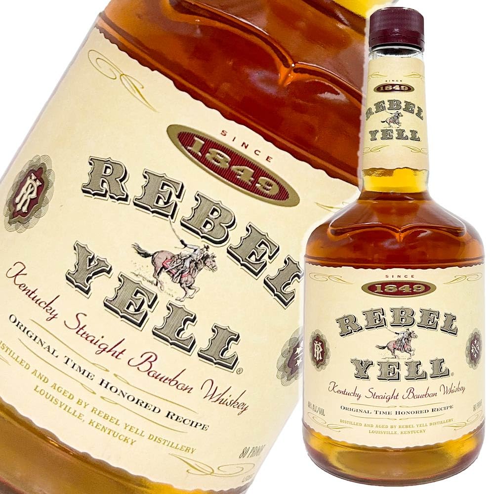 レア品 未開栓 古酒 REBEL YELL レベルイエール 6年 旧ラベル 760ml 45